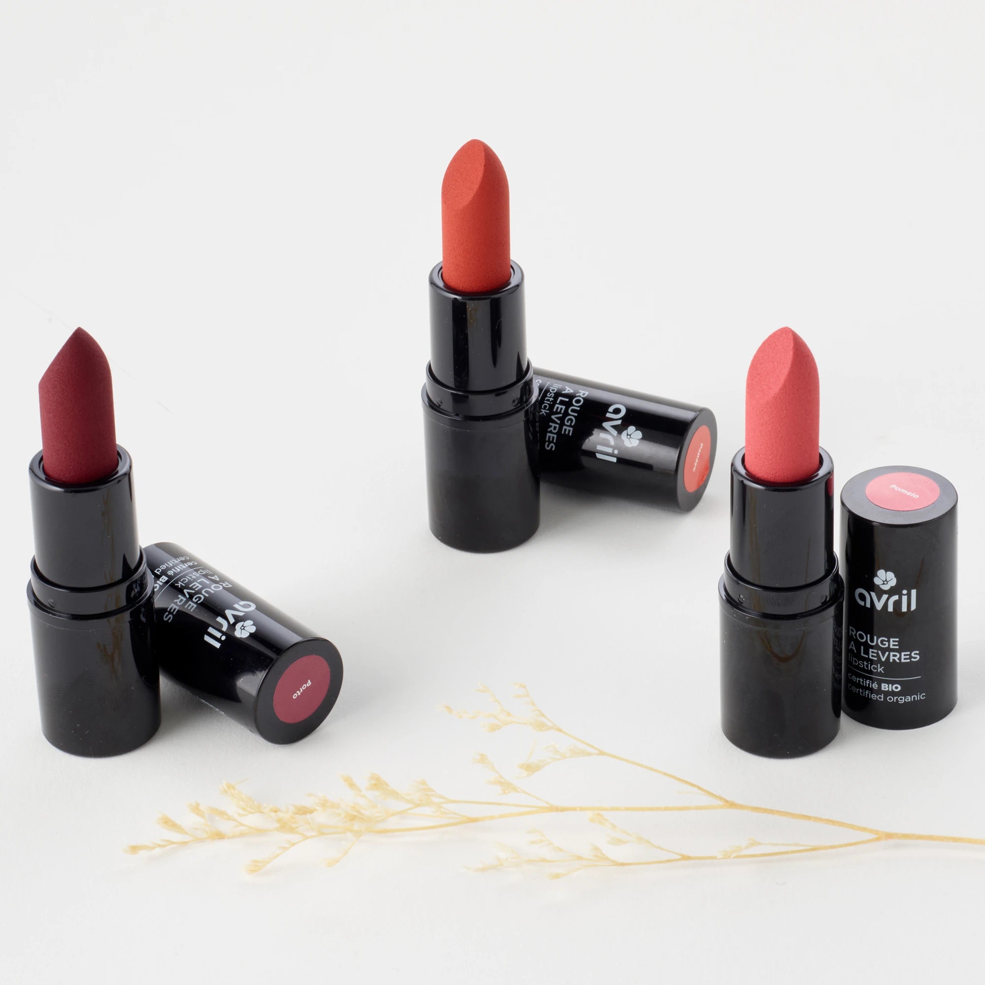 Lippenstift – Cremige Textur – Mit Rizinusöl & Sheabutter | Avril