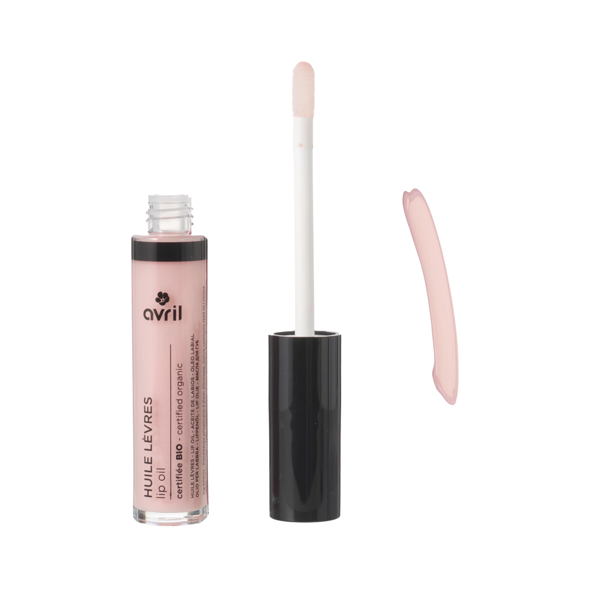 Lip Oil Rosé – Transparent mit Rosé-Schimmer – Pflegend & Glänzend | Avril