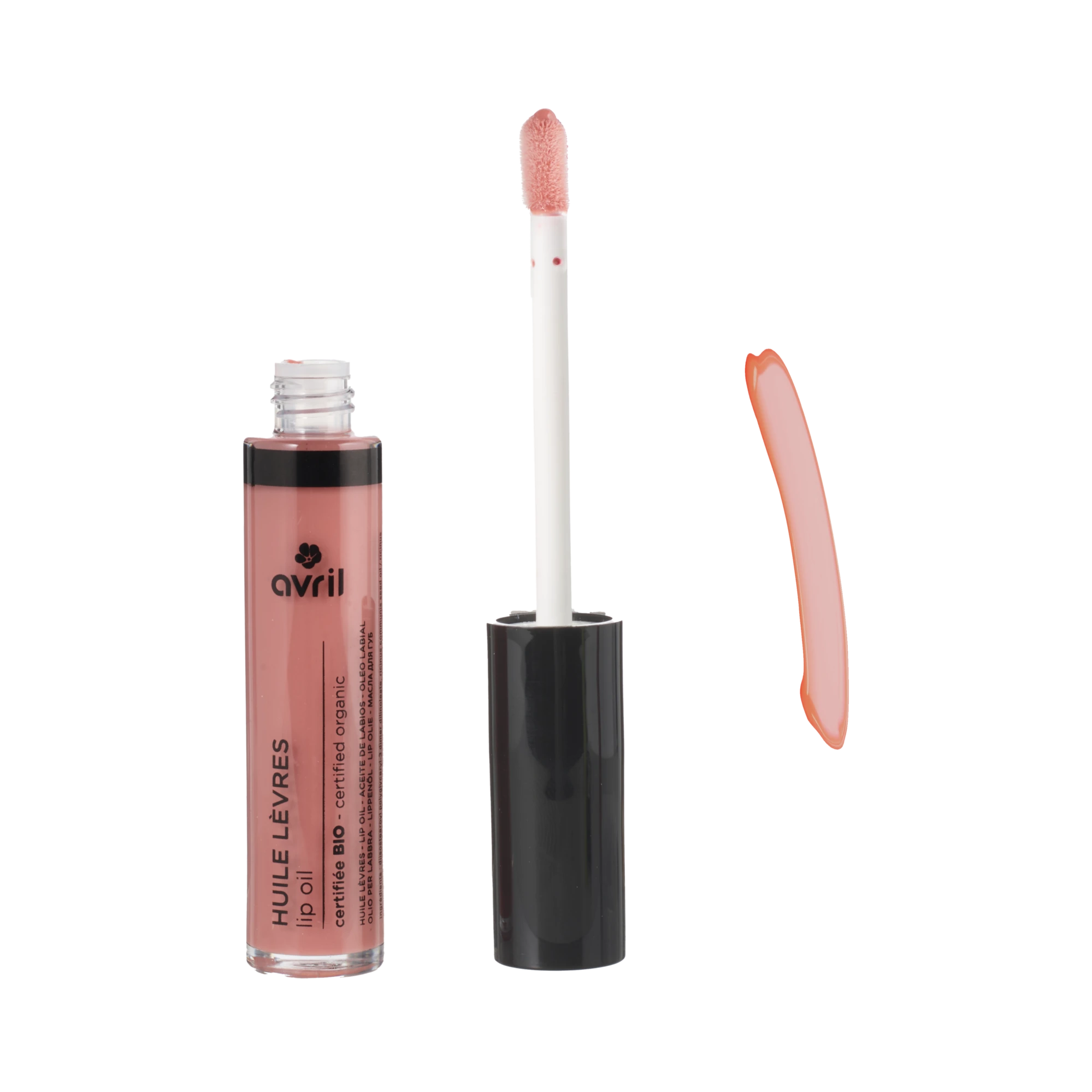 Lip Oil Nude – Rosa-Beige – Pflegend & Glänzend – Nicht Vegan | Avril