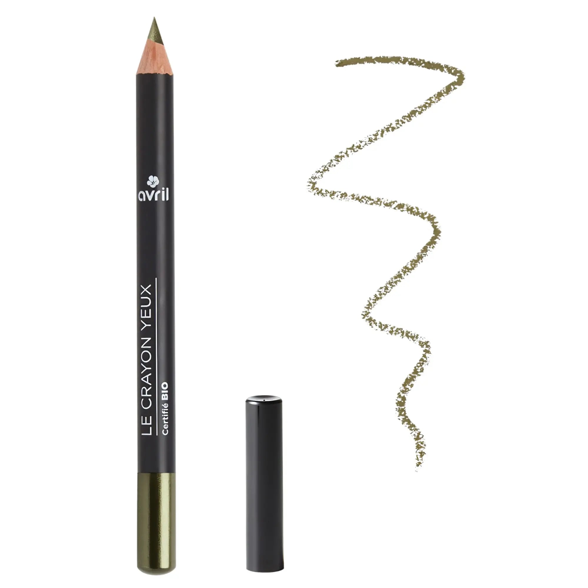 Eyeliner Stift Vert Camouflage – Tarn-Grün – Feine, präzise Spitze | Avril