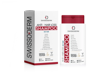 Anti-Haarausfall Shampoo Fettiges Haar – Biotin, Knoblauch & Teebaumöl – 300 ml