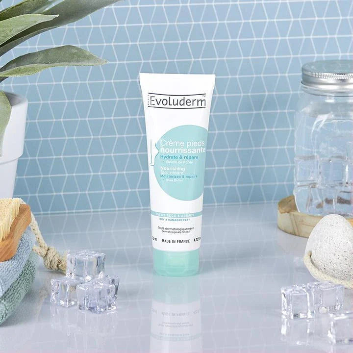 Nährende Fußcreme Sheabutter – Trockene & Rissige Füße – Vegan – 125 ml
