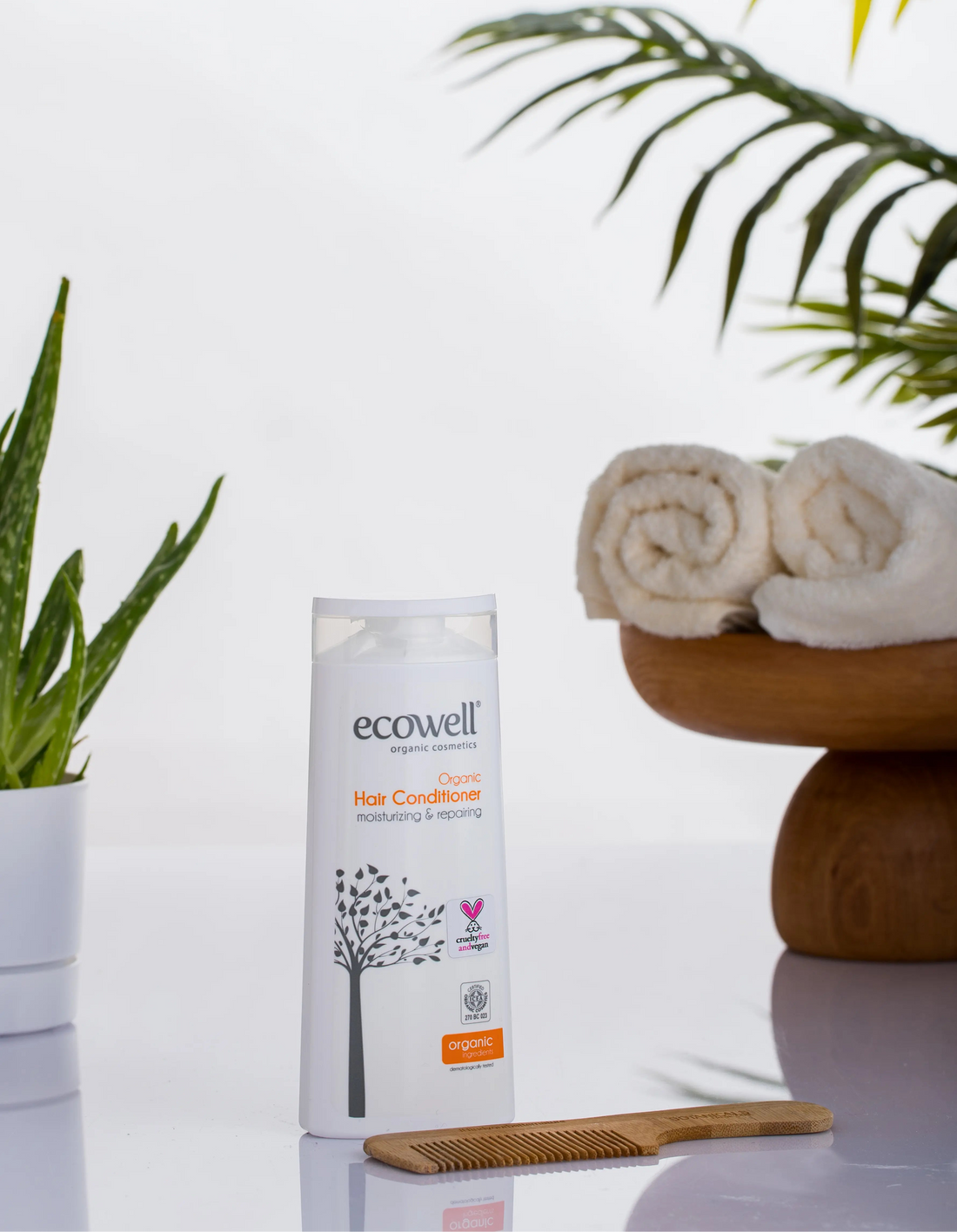 Organische Haarkur – Mit Sheabutter – Für trockenes & strapaziertes Haar | Ecowell