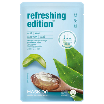 Aloe Vera Refreshing Tuchmaske – Ceramide & Doppel-Aloe – Beruhigend