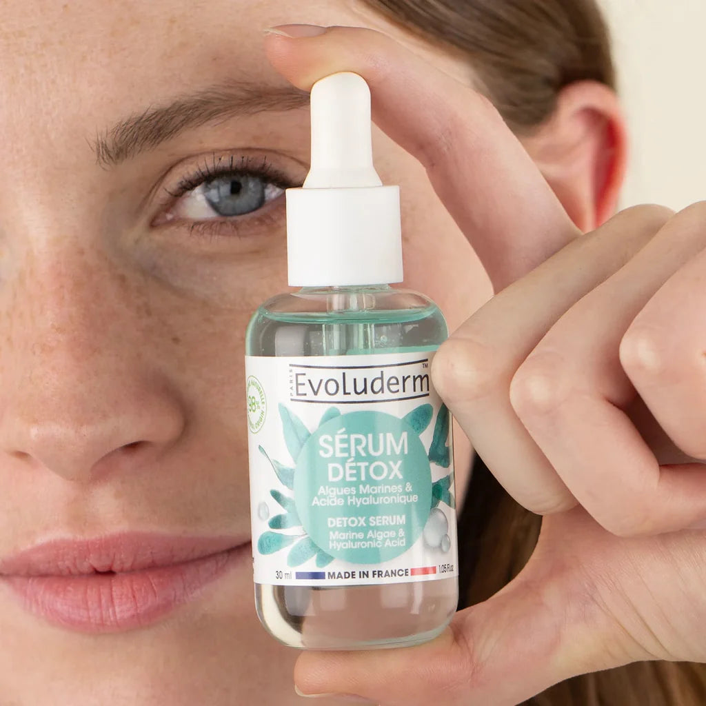 Detox Gesichtsserum Meeresalgen & Hyaluronsäure – Anti-Pollution – 30 ml