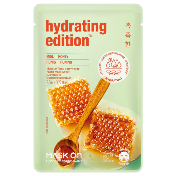 Honey Hydrating Tuchmaske – Propolis & Ceramide – Intensive Feuchtigkeit