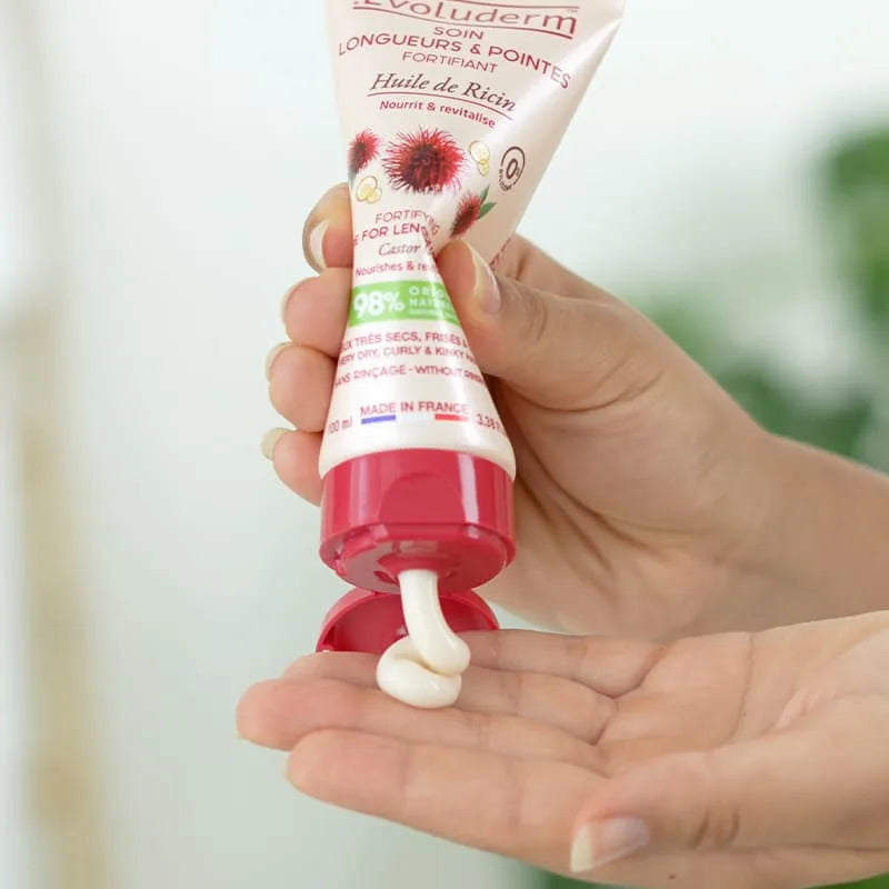 Längen & Spitzen Pflege Rizinusöl & Sheabutter – Leave-in – Vegan – 100 ml