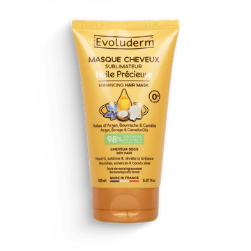 Haarmaske Argan, Borage & Kamelie – Trockenes Haar – Ohne Silikone – 300 ml