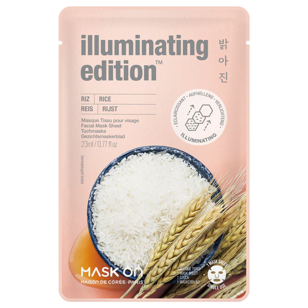 Rice Illuminating Tuchmaske – Niacinamide & Reisprotein – Strahlender Teint