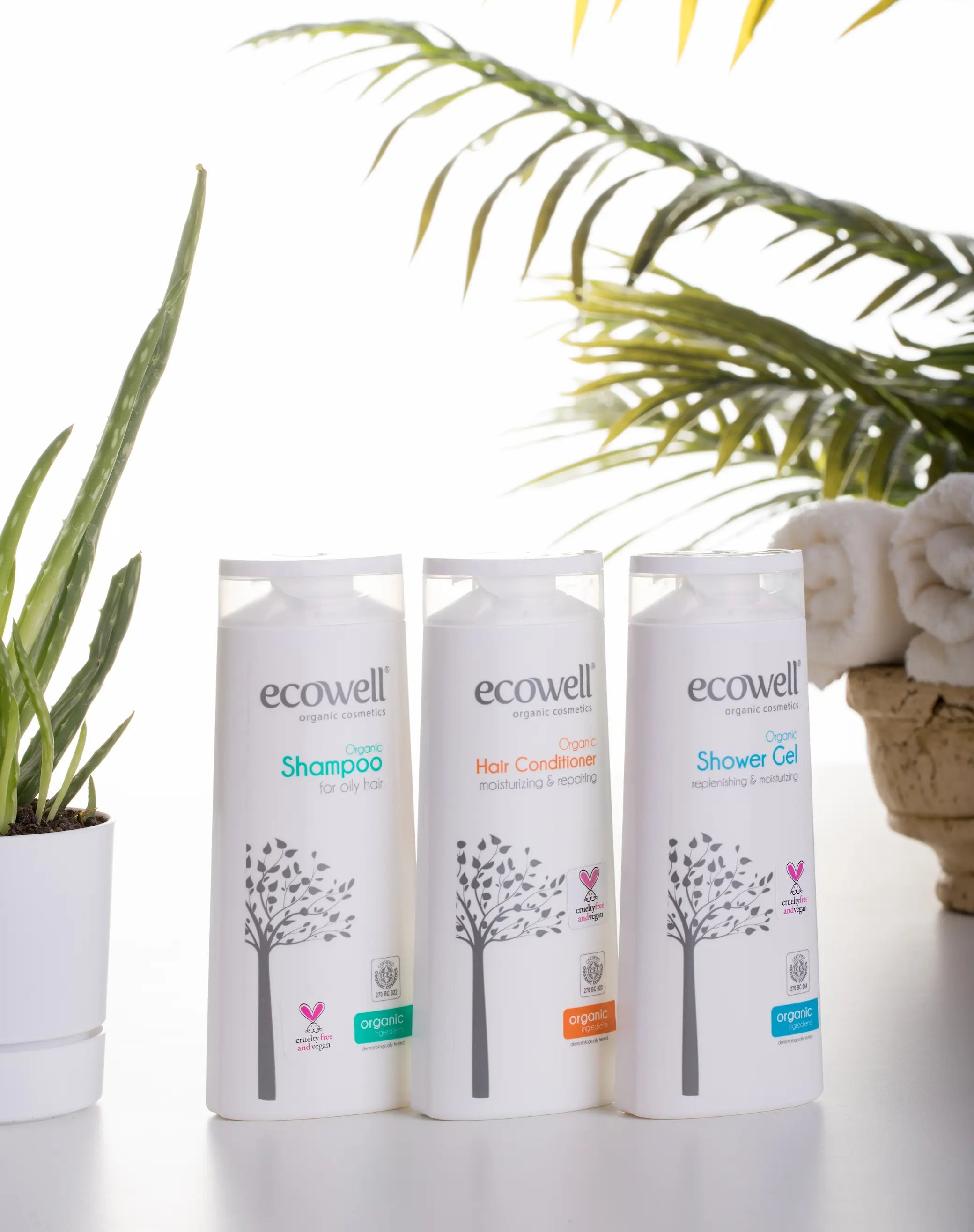 Organische Haarkur – Mit Sheabutter – Für trockenes & strapaziertes Haar | Ecowell
