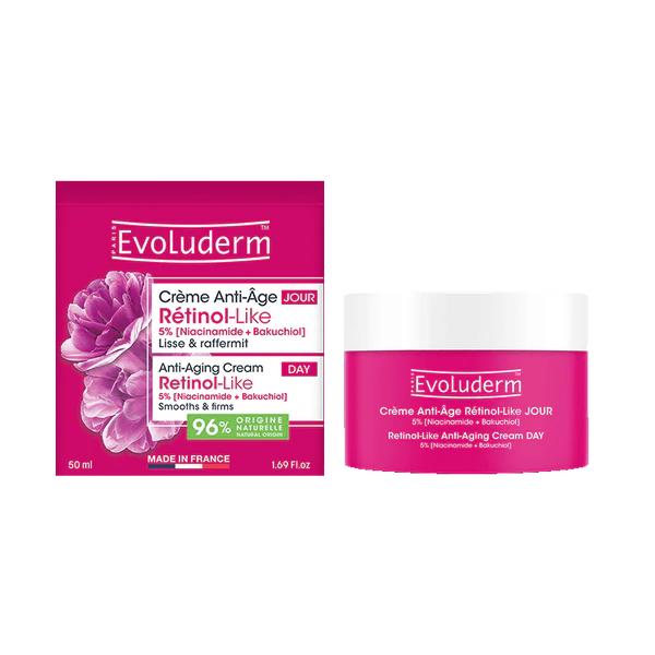Anti-Aging Tagescreme Bakuchiol & Niacinamide – Reife Haut – Vegan – 50 ml