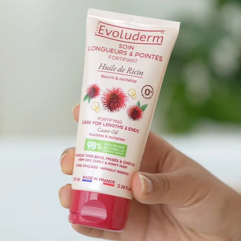 Längen & Spitzen Pflege Rizinusöl & Sheabutter – Leave-in – Vegan – 100 ml
