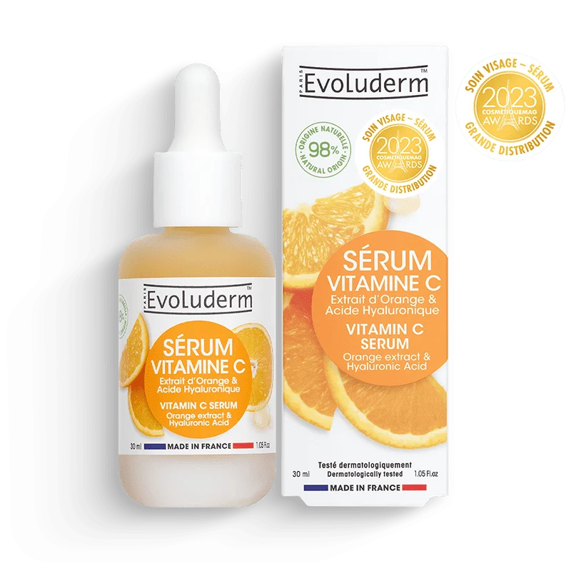 Vitamin C Serum Orangenextrakt & Hyaluronsäure – Strahlender Teint – 30 ml