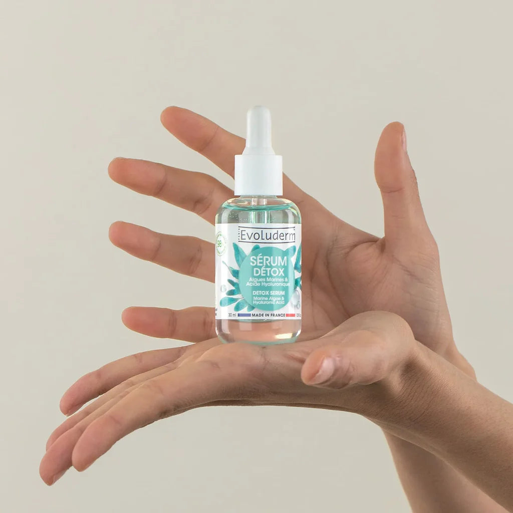 Detox Gesichtsserum Meeresalgen & Hyaluronsäure – Anti-Pollution – 30 ml